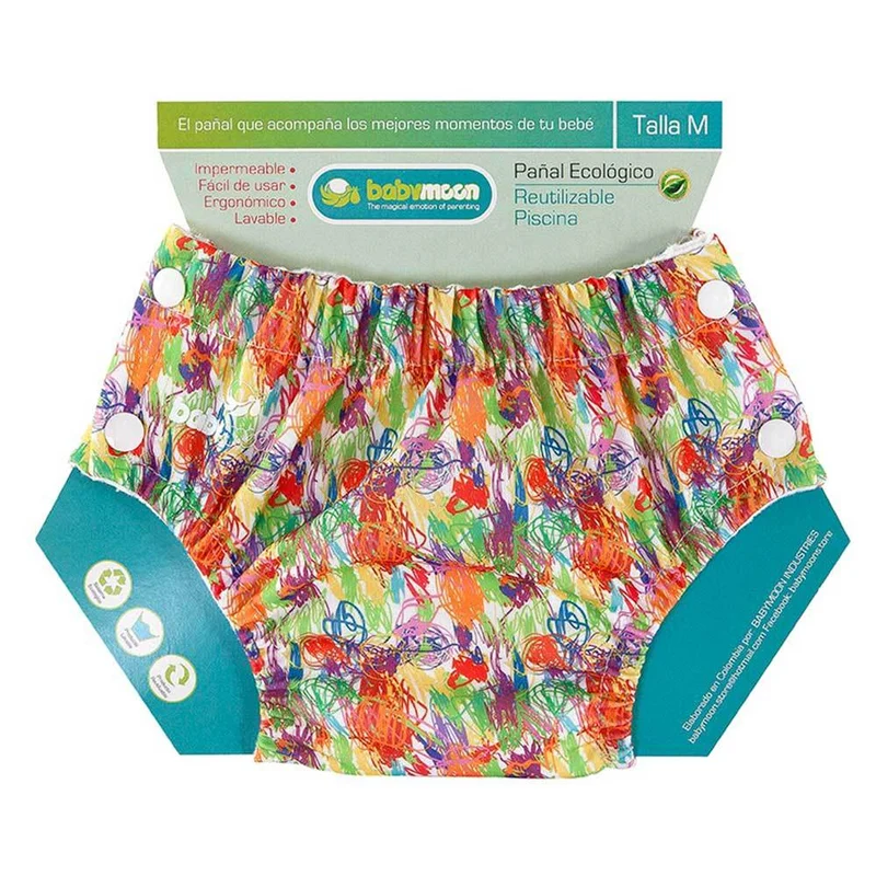 panal para piscina y panty entrenador rayas de colores