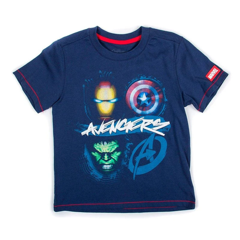 camiseta nino avengers azul cairo