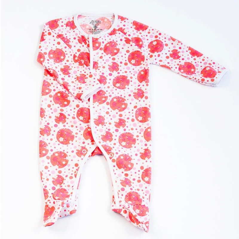 pijama bebe enterizo broches 0 6 verde limon claro