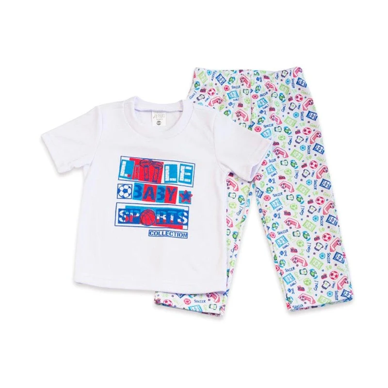 pijama bebe manga corta pantalon 0 6 azul claro