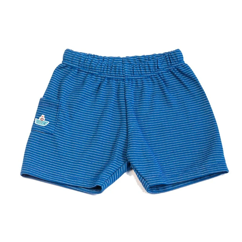 short bebe bolsillo 0 6 azul rey