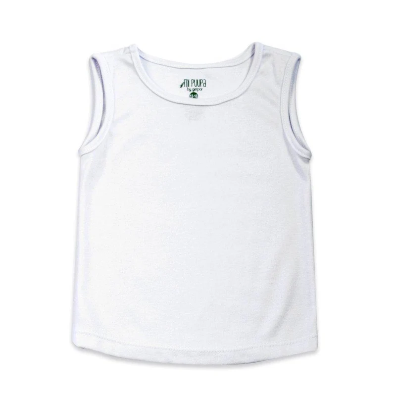 camisilla bebe 12 18 blanco