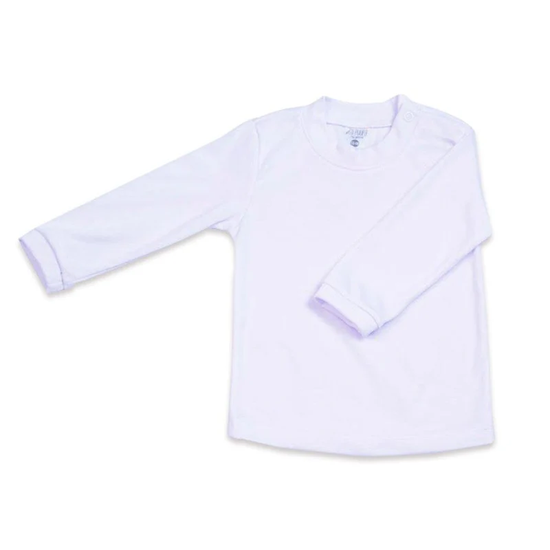 buso bebe manga larga blanco broche 12 18