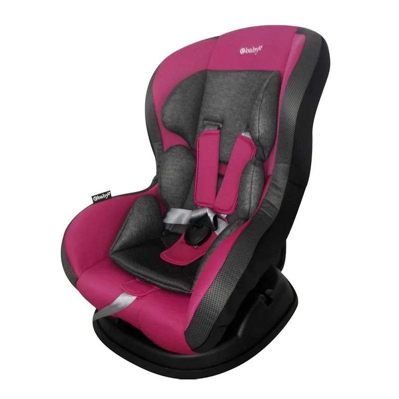 silla de auto ebaby 3 posiciones rosado