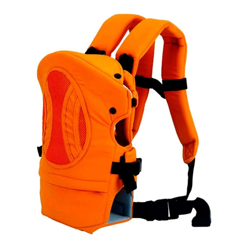 cargador de bebe ergonomico naranja