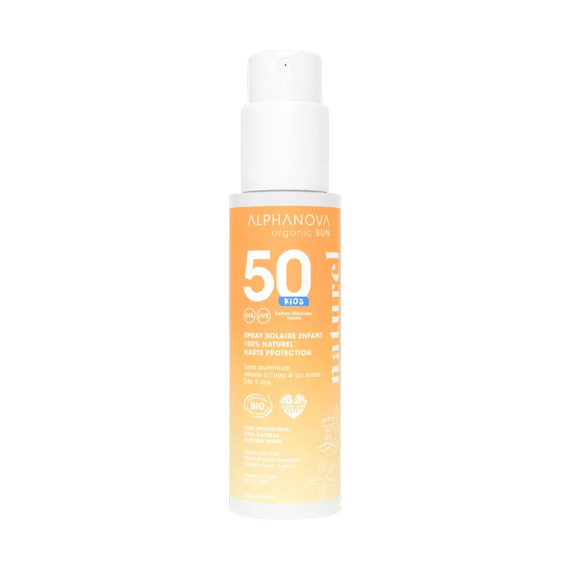 Spray solar niños bio FPS50 Alphanova 100 ml
