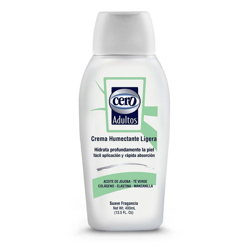 crema humectante ligera cero 400ml