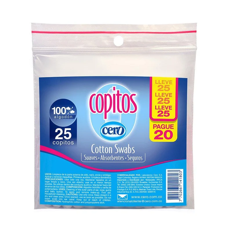 copitos cero bolsa pague 20 lleve 25