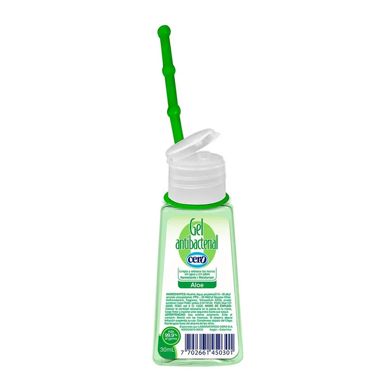 gel antibacterial aloe vera 30ml