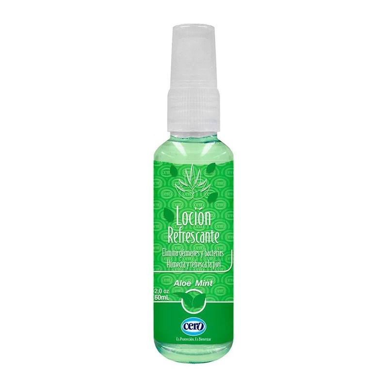 locion refrescante aloe mint x 60ml