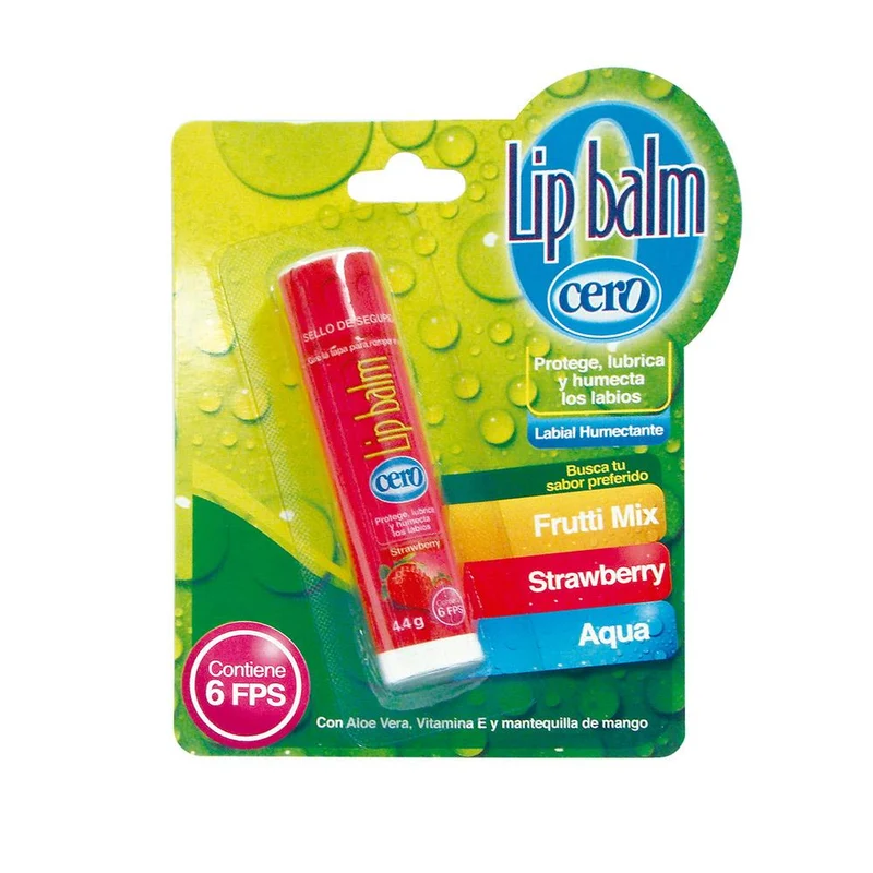 lip balm strawberry cero 4.4g