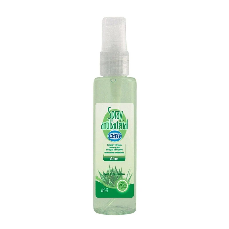 spray antibacterial aloe vera cero 60ml