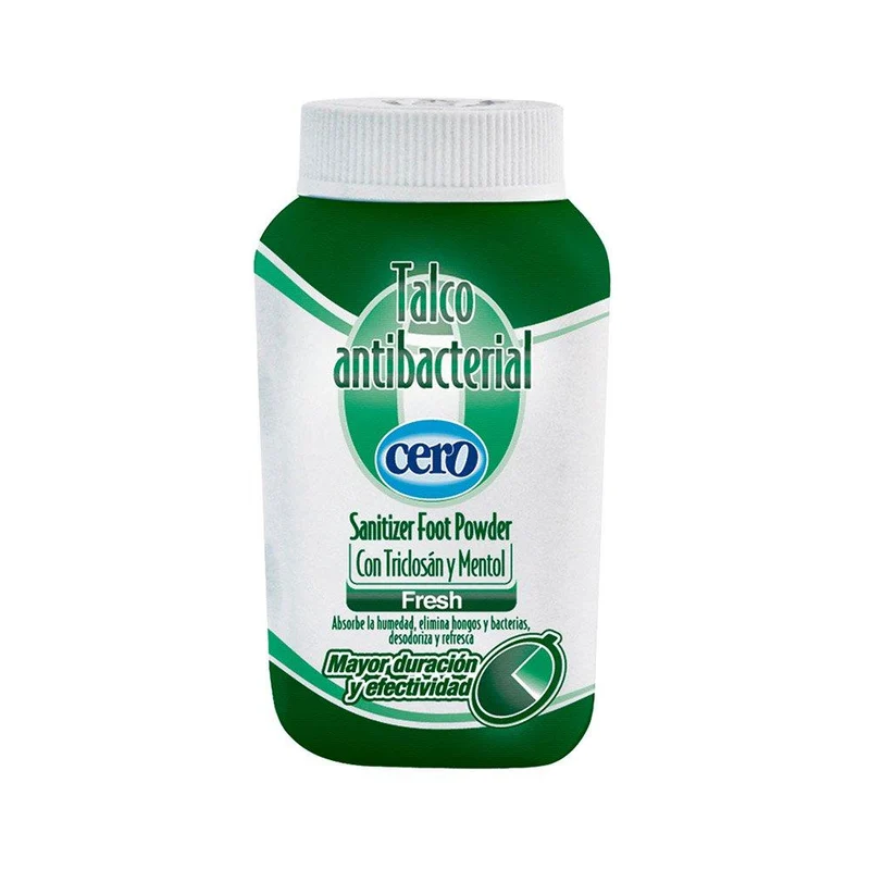 talco antibacterial fresh cero 30g