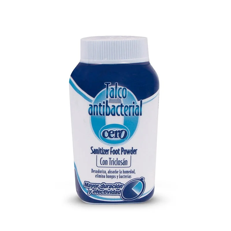 talco antibacterial cero 30g