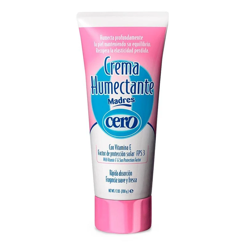 crema humectante madres cero colapsible 200ml