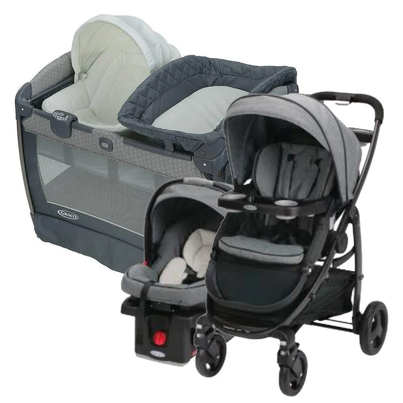 cuna corral oasis travel system modesck dwnton graco
