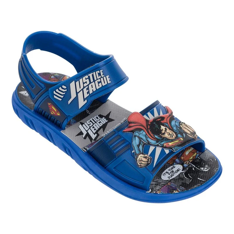 sandalia liga de la justicia superman azul 25