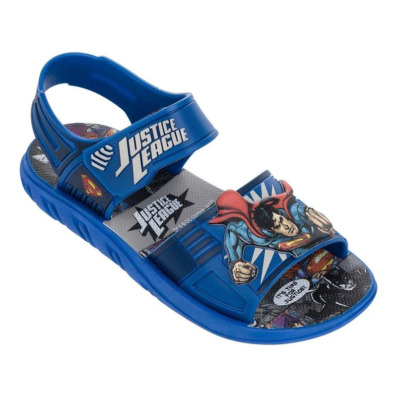 sandalia liga de la justicia superman azul 34