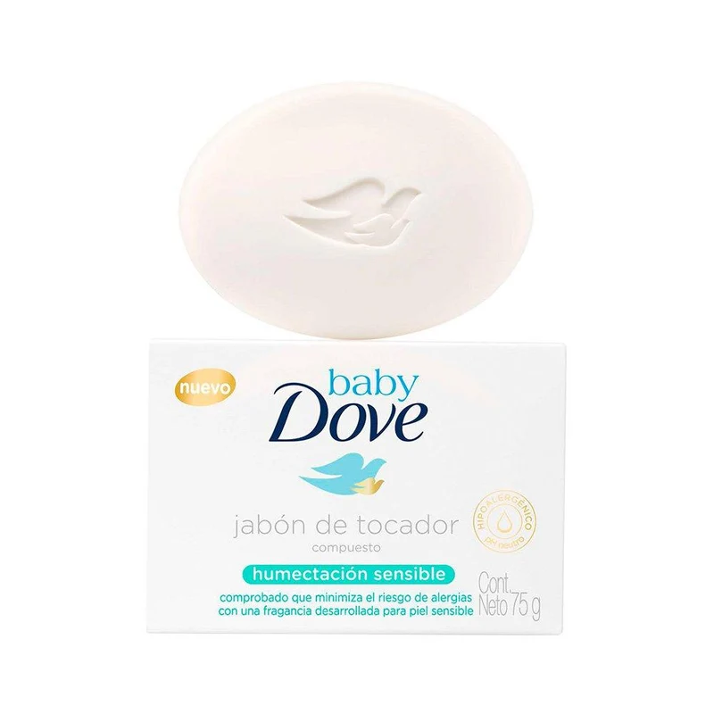dove baby jabon de tocador compuesto humectacion sensible