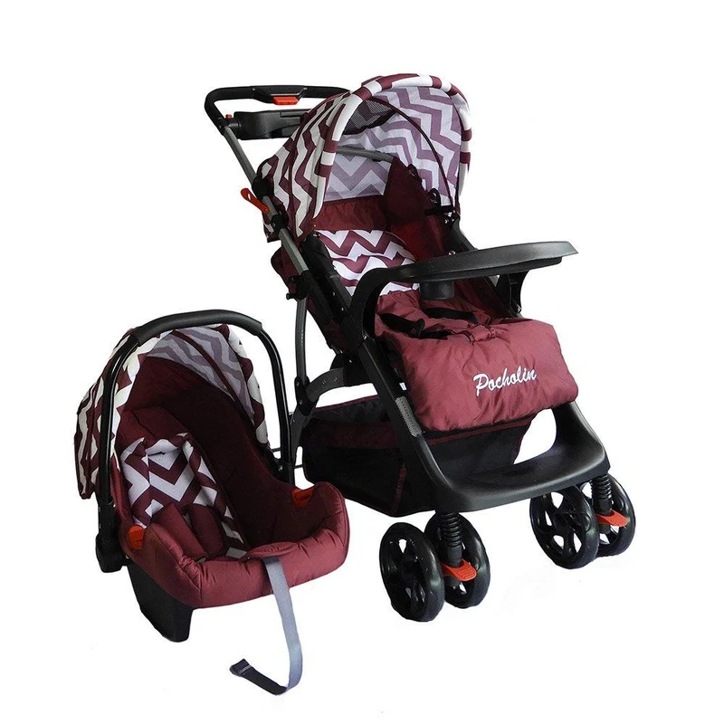 coche con portabebe vinotinto