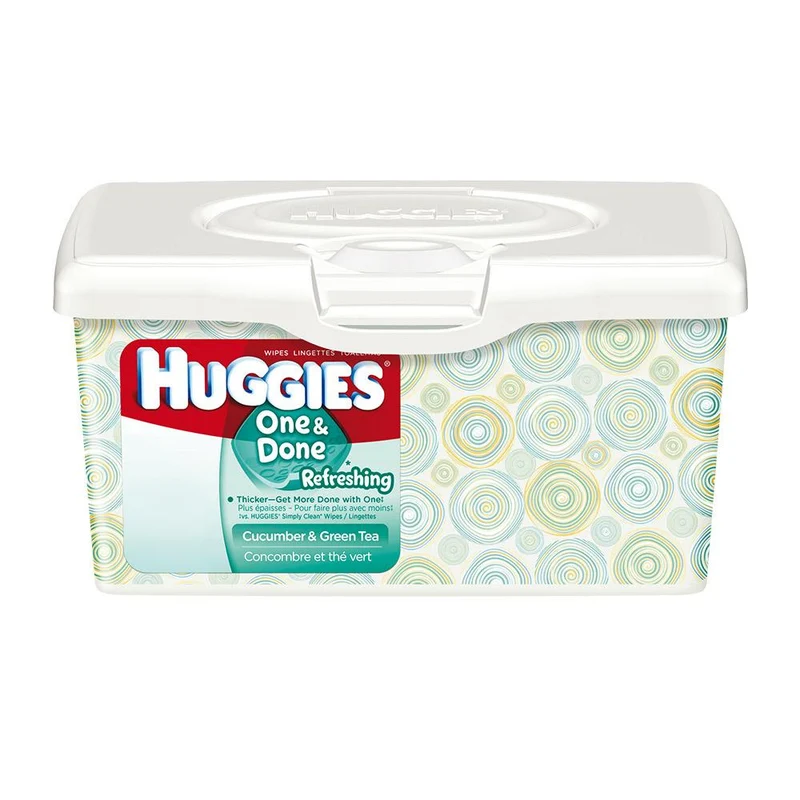 toallitas humedas 64 huggies oneydone unisex