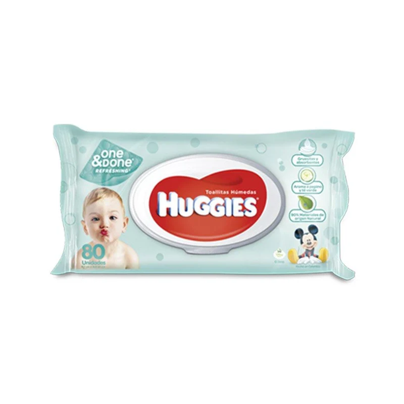 toallitas humedas 80 huggies oneydone unisex