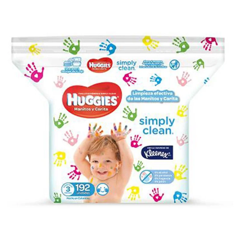 toallitas humedas 192 huggies simple clean unisex
