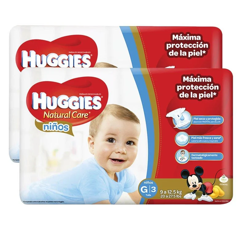 etapa 3 76 panales huggies natural care ninos