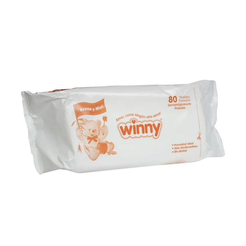 toallitas humedas avena y miel x80 winny