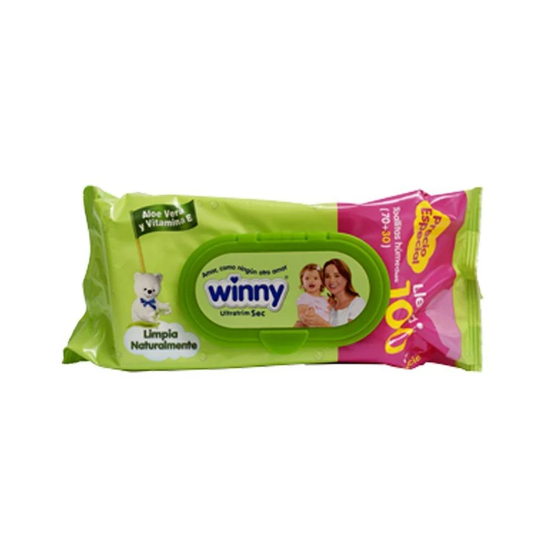 toallitas winny aloe vera 70 30 winny