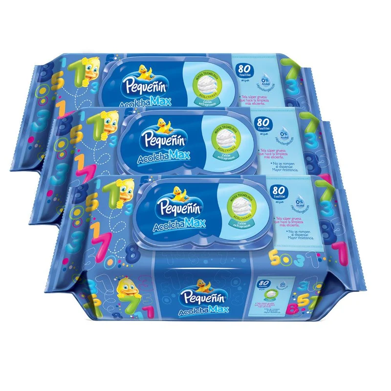 combo pequenin toallitas humedas acolchamax con tapa x240