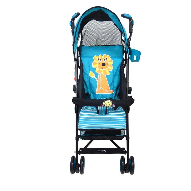 coche jumbo azul claro