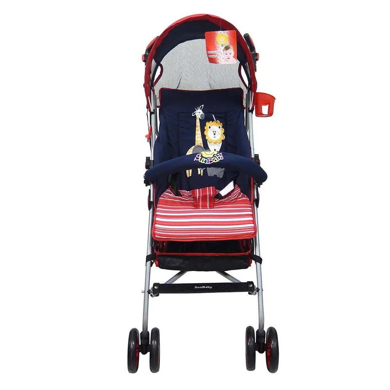 coche jumbo rojo con azul