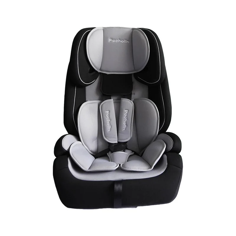 silla de carro gris