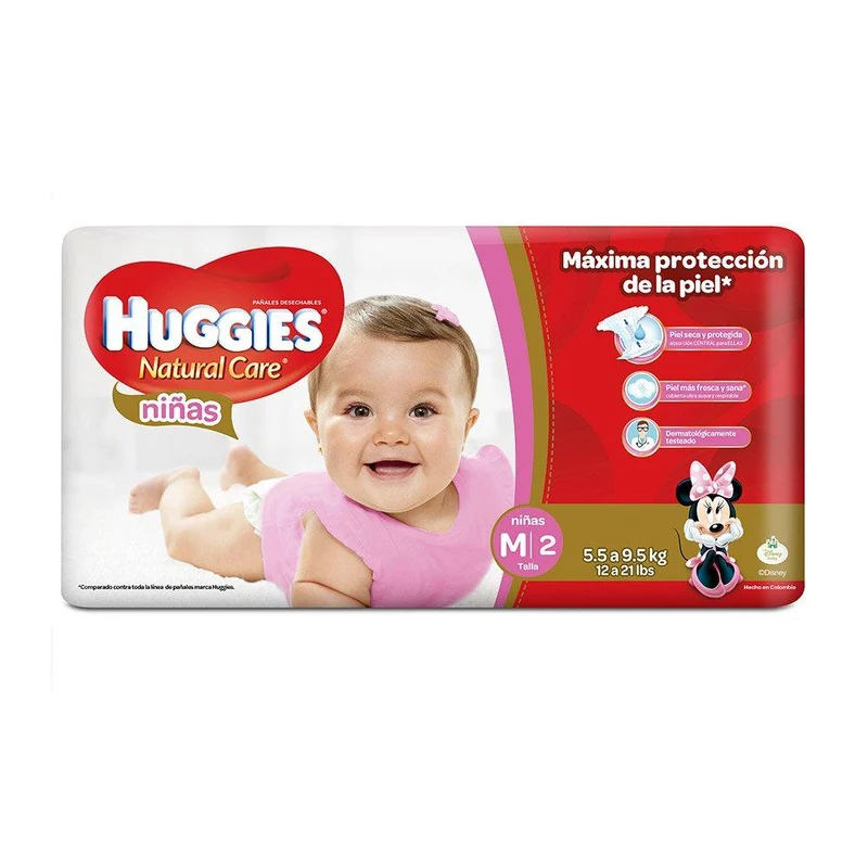 etapa 2 46 panales huggies natural care ninas