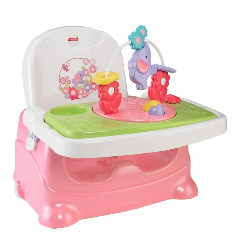 fisher price silla portatil rosada nina