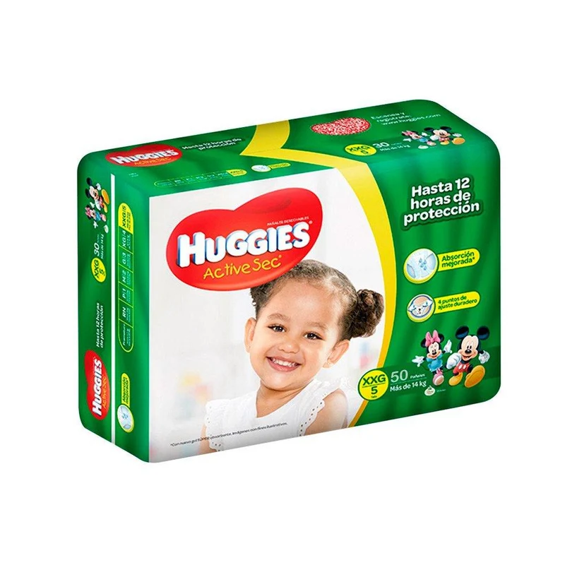 etapa 5 huggies active sec pack 50
