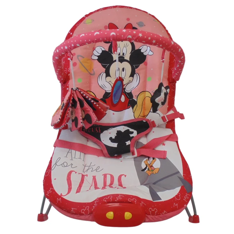 silla mecedora bouncer disney minnie dis bmk rosado