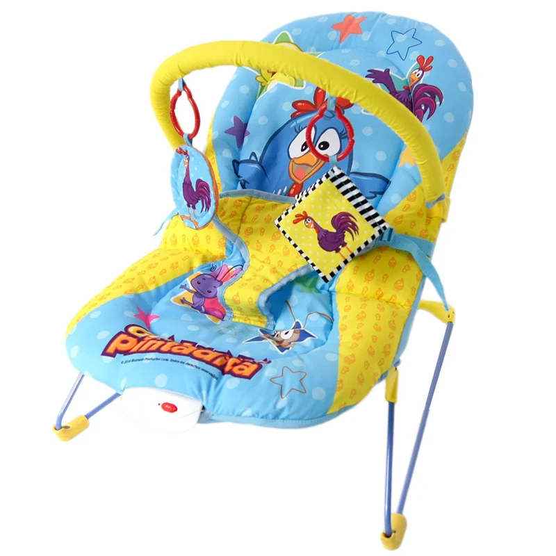 silla mecedora bouncer gallina pintadita