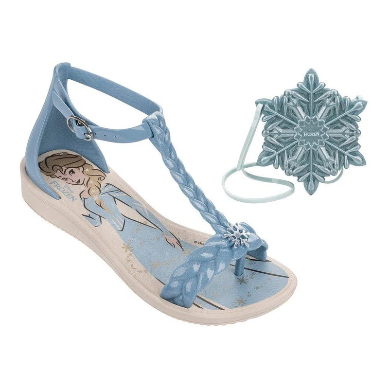 sandalia frozen glossy bolso azul claro t 31