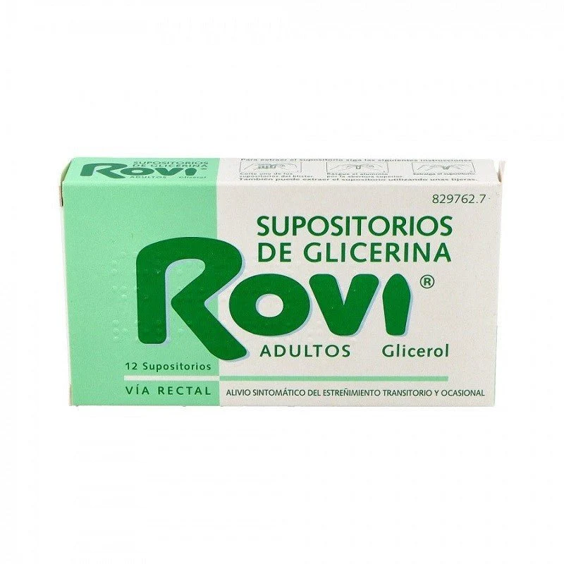 ROVI Supositorios Glicerina Adultos 12 Unidades