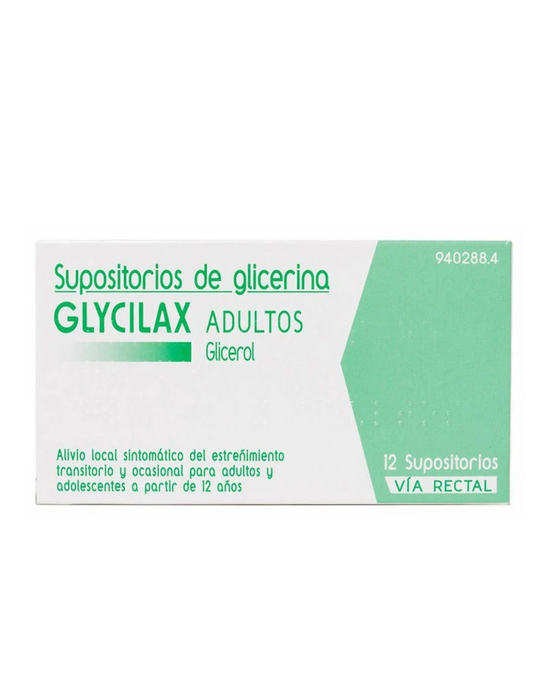 GLYCILAX Adultos 3.31G 12 Supositorios Glicerina