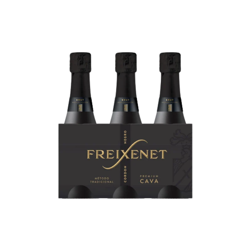Cava Freixenet Cordon Negro Mini 3u