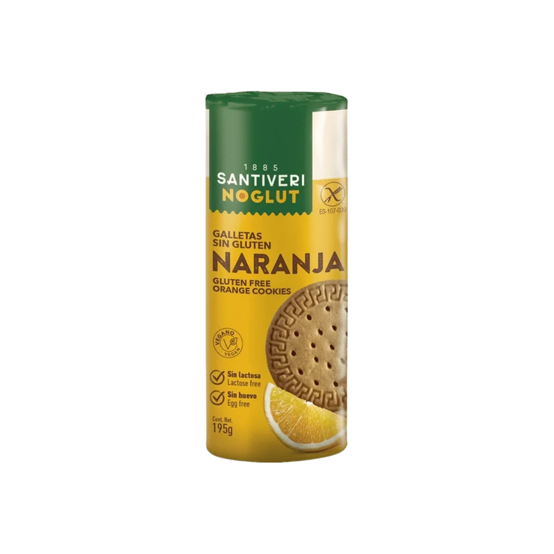Santiveri Galletas Digestive Naranja Sin Gluten