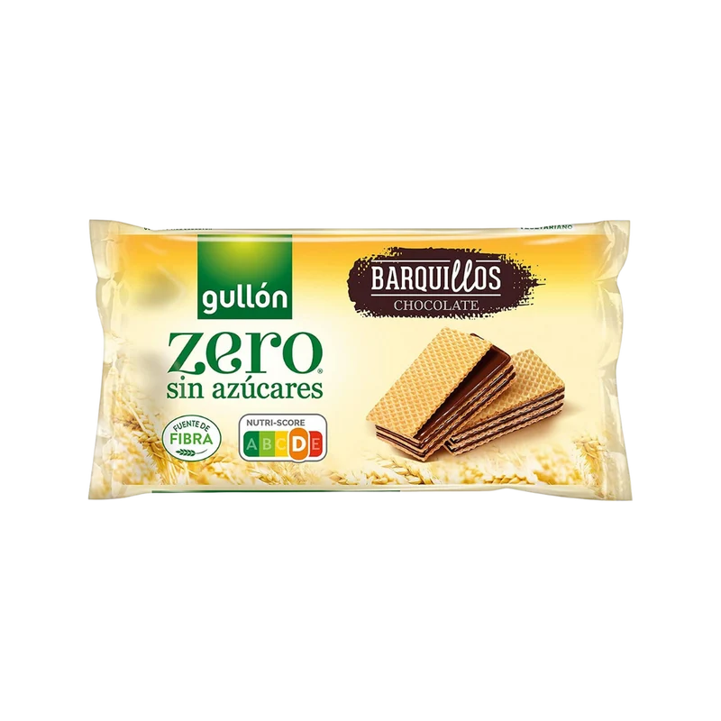 Barquillos de Chocolate Sin Azúcar Gullón