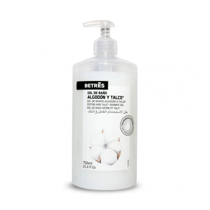 Gel baño & ducha algodon y talco Betres 750ml