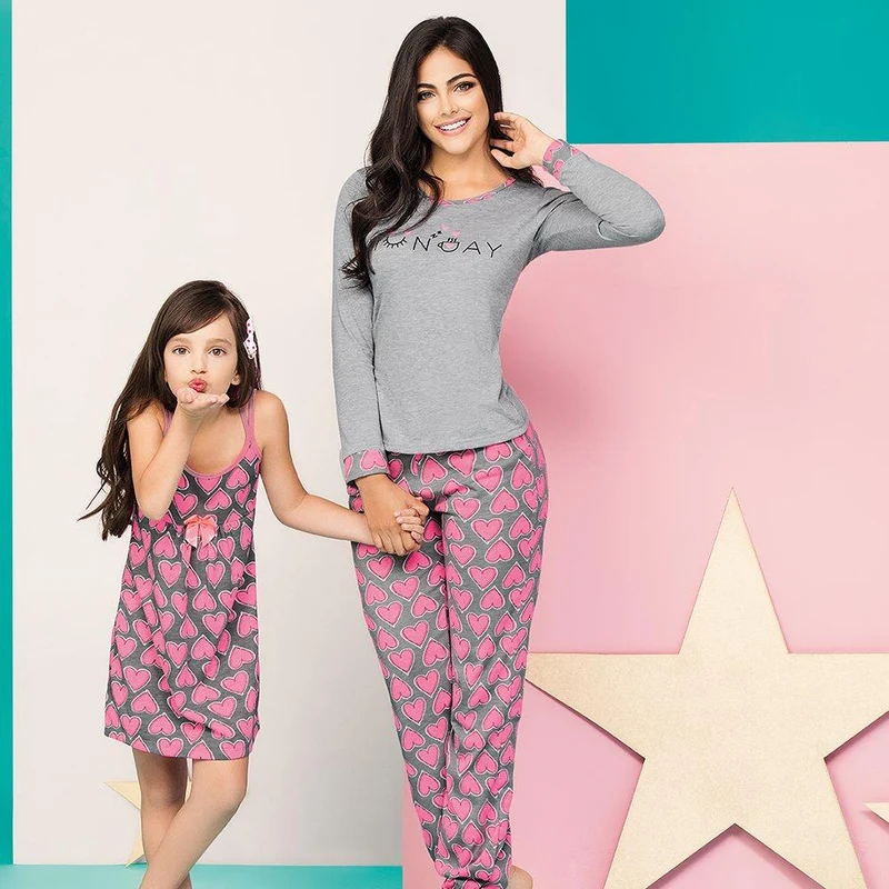 pijama vestido nina talla .10 12 color unico
