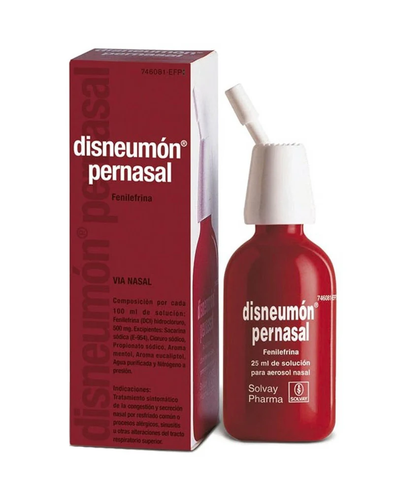 DISNEUMON Pernasal Nebulizador Nasal 5MG/ML 25ML