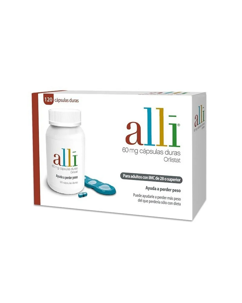 ALLI (Orlistat 60 mg) 120 Cápsulas