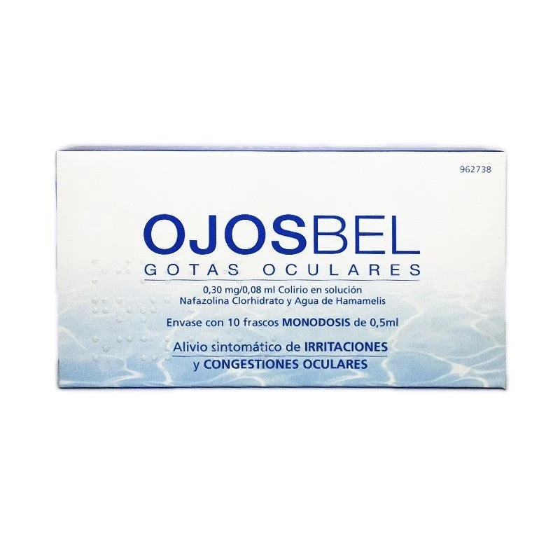 OJOSBEL colirio 10 frascos monodosis de 0,5 ml